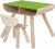 Eco design kindertafel en stoeltjes
